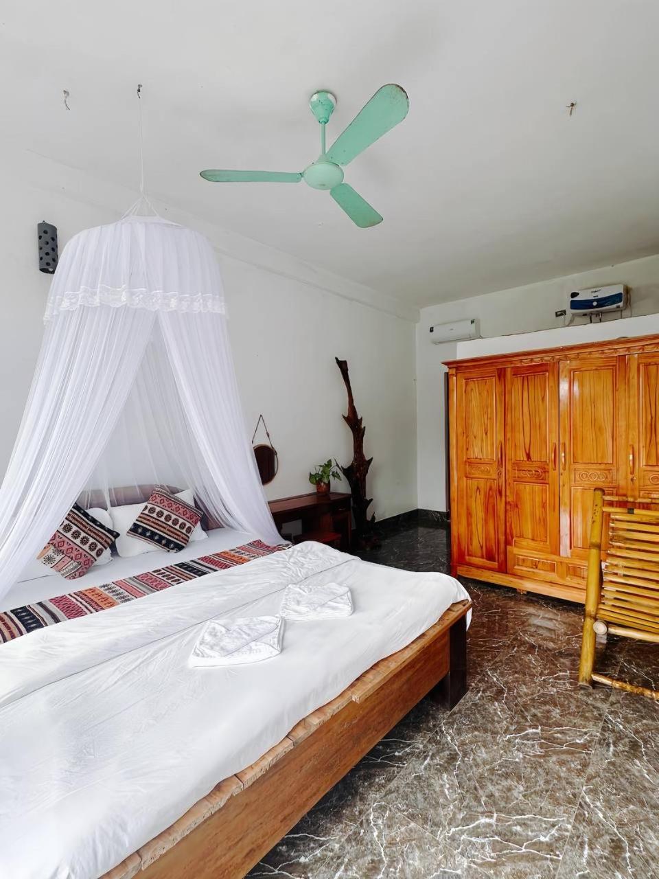 Oh Pu Luong Homestay Huong Ba Thuoc Exterior foto
